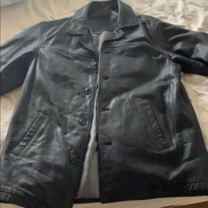 Roundtree & Yorke leather jacket L